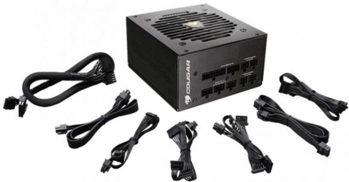 Блок живлення 850W Cougar GEX 850, 80 Plus Gold, Modular, 120 mm Silent Fan, 8SATA+ 4PCI-E