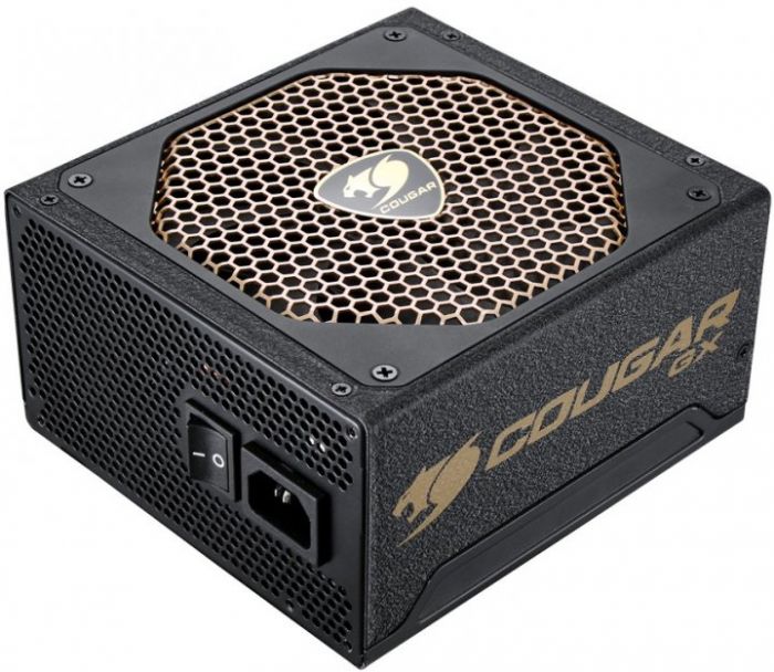 Блок живлення 1050W Cougar GX 1050, 80 Plus Gold, Modular, 140 mm Ultra Quiet Fan, 10 SATA+ 6PCI-E