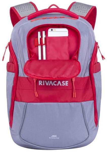 Рюкзак 15.6"RivaCase 5225 (Grey/red)