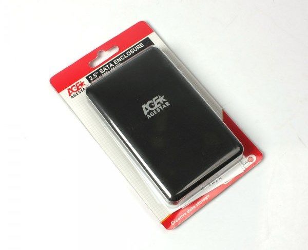Зовнішня кишеня AgeStar 3UBCP3 (black) SATA HDD/SSD USB 3.0 чорний