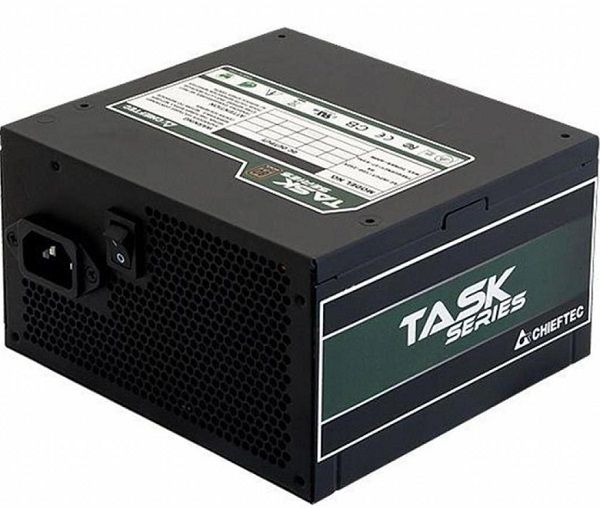 Блок живлення 600W Chieftec RETAIL Task TPS-600S,12cm fan,a/PFC,24+4+4,3xPeripheral,5xSATA,2xPCIe