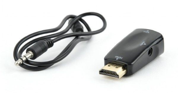Адаптер Cablexpert AB-HDMI-VGA-02 перетворювач з HDMI в VGA і стерео-аудіо