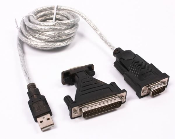 Адаптер Viewcon VEN 24,  USB2.0-COM (9+25pin), блістер