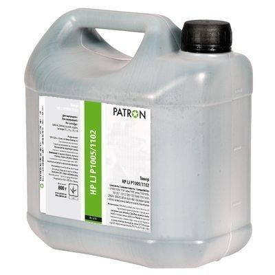 Тонер HP LJ P1005/1102 (CB435A); LJ P1102 Series, M1132/1212nf (CE285A); CANON i-SENSYS LBP3010/B/3100 (712); i-SENSYS LBP6000 (725)  800г  *Patron (T-PN-HLJP1102-800)