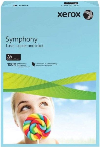 Папір A4   80г/м², 250арк., Xerox Symphony Myd, кольоровий (496L94183)