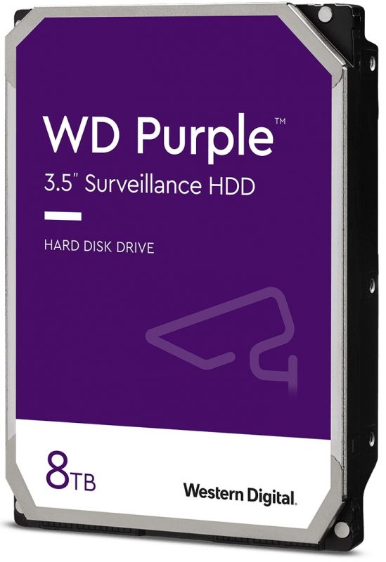 Жорсткий диск 3.5"   8TB Western Digital Purple Surveillance, SATA 3, 5640rpm, 256MB  (WD84PURZ)