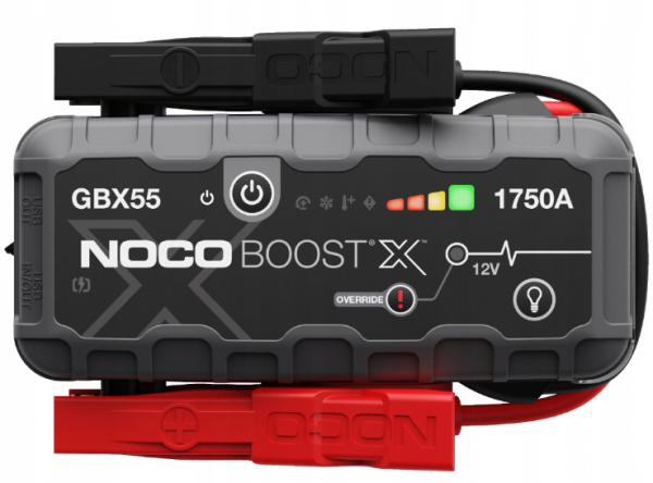 Пуско-зарядний пристрій Noco GBX55 Boost Sport 1750A UltraSafe Lithium Jump Starter, IP65, Power Bank