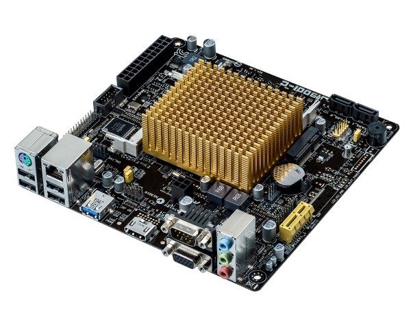 Мат. плата MB Asus J1900I-C (int Quad-core Celeron J1900(2,00GHz)/2хDDR3 SO-DIMM/VC Intel GMA/1xPCIe x1/1x mini-PCIe/2xSATA2/D-Sub, HDMI, COM/GLAN/1xUSB3.0/4xUSB2.0/SB 7.1Ch/mini-ITX)