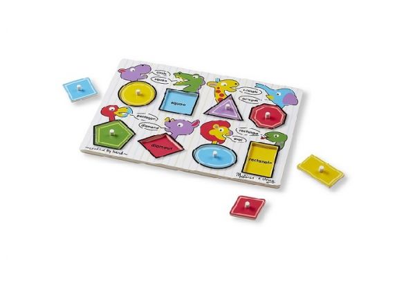 Рамка-вкладиш Melissa & Doug Геометричні фігури  (MD13285)