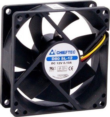 Вентилятор корпусний ChiefTec Thermal Killer (AF-0825S)  80mm, 2000rpm, 3pin/Molex, 26dBa