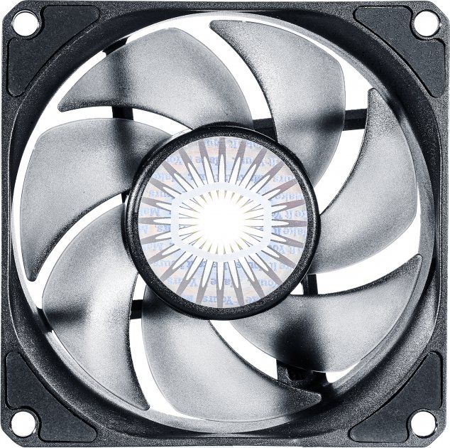 Вентилятор корпусний Cooler Master SickleFlow (MFX-B8NN-25NPK-R1) 80 Black, 80mm, 650-2500rpm, 4pin PWM, 25dBa