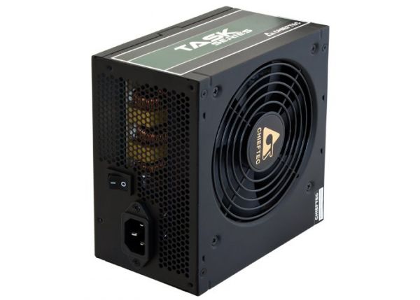 Блок живлення 500W Chieftec RETAIL Task TPS-500S,12cm fan, a/PFC,24+4+4,3xPeripheral,5xSATA,1xPC