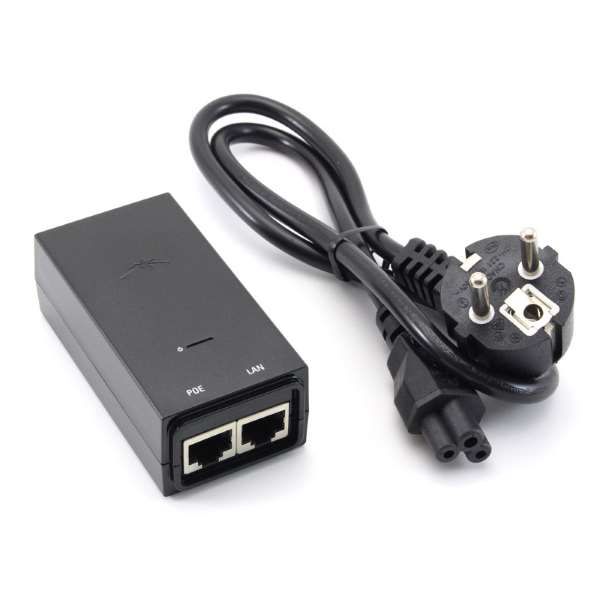 Інжектор PoE Ubiquiti Gigabit PoE 24V/0,5A/12W (POE-24-12W-G)