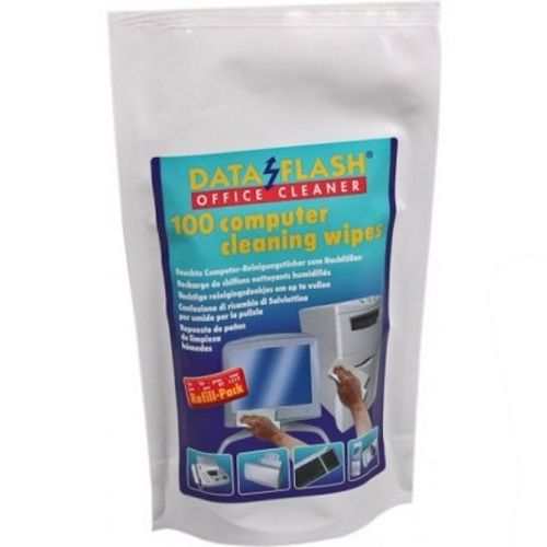 DataFlash DF1516  серветки в пакеті, замsна /100шт/ для туби DF1512