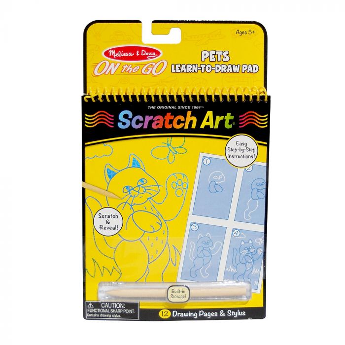 Альбом царапок Melissa & Doug Домашні тварини (MD19143)
