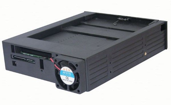 Mobile Rack для HDD 3.5" AgeStar SMRP (Black) зовнішня кишеня SATA + Fan