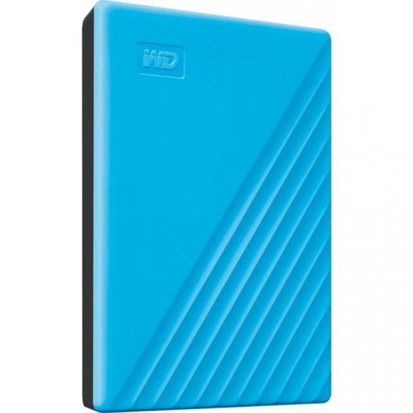 Зовнішній жорсткий диск USB 3.0   4TB 2.5"  Western Digital My Passport Blue  (WDBPKJ0040BBL-WESN)
