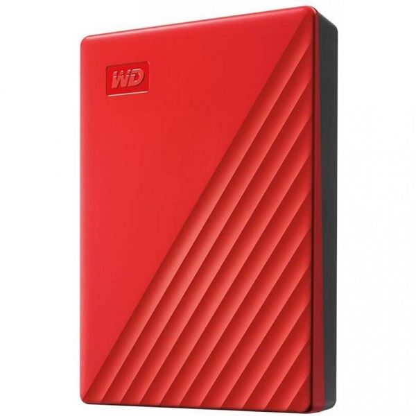 Зовнішній жорсткий диск USB 3.0   4TB 2.5"  Western Digital WD My Passport  Red  (WDBPKJ0040BRD-WESN)