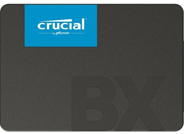 Твердотільний диск 2.5"  240GB Crucial BX500   SATA 3, 3D TLC, Read/Write 540/500 MB/s  (CT240BX500SSD1)
