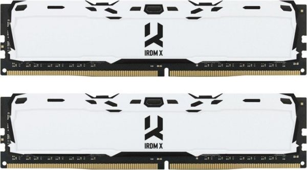 Пам'ять DDR4  16GB  3200MHz PC4-25600  (Kit of 2x8GB)  Goodram IRDM X  White  (IR-XW3200D464L16SA/16GDC)