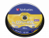 Диск DVD+RW 4,7GB Verbatim Matt Silver 4x Cake 10pcs