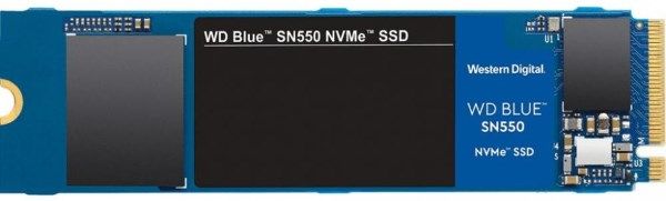 Твердотільний диск M.2   250GB  Western Digital WD Blue SN550   (NVMe 1.4, PCIe 3.0 x4, Read/Write 2400/950 MB/sec) (WDS250G2B0C)