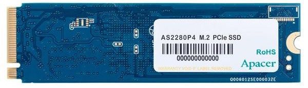 Твердотільний диск M.2   256GB  Apacer AS2280P4   (PCIe 3.0 x4, 1800MB/s / 1100MB/s)
