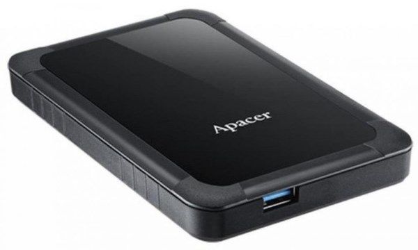 Зовнішній жорсткий диск USB 3.0   2TB 2.5"  Apacer AC532  Black (AP2TBAC532B-1)