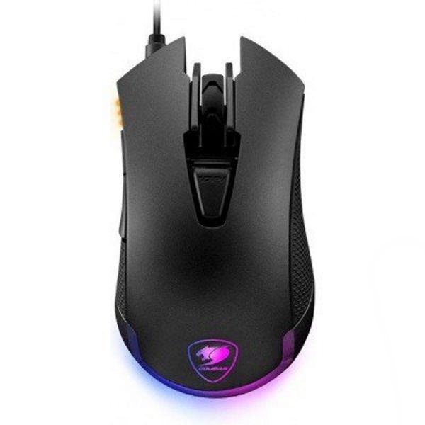 Mouse Cougar Revenger USB Black ігрова, 12000 dpi, RGB підсвітка