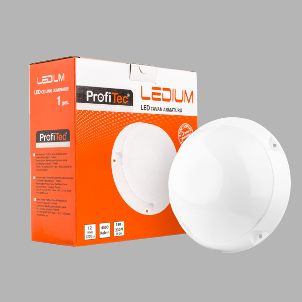 Profitec LED светильник 12W 1200Lm 4500K IP20