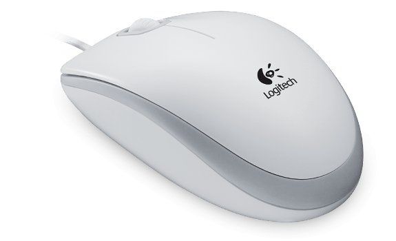 Миша Logitech B100 White USB OEM (910-003360)