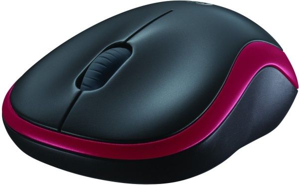 Миша бездротова Logitech M185 Red Wireless (910-002240)