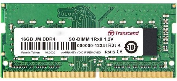 Пам'ять SoDDR4 16GB  3200MHz PC4-25600  Transcend