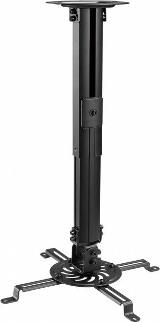 Кріплення для проектора Brateck PRB-18S (відступ від стелі 38-58см , нахил 15) (чорний)