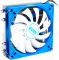 Кулер процесорний Qube QB-OL400 Blue (92mm/4pin/800-3000RPM/33Dba/4 тепл. трубки)