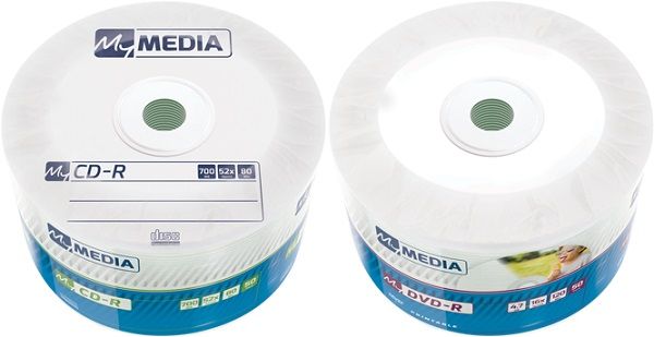 Диск CD-R 700MB  52x   50pcs  MyMedia MATT SILVER