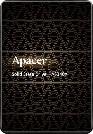 Твердотільний диск 2.5"  960GB  Apacer AS340X   SATA 3, Read/Write 550/510 MB/sec, 7mm  3D NAND (TLC) (AP960GAS340XC-1)