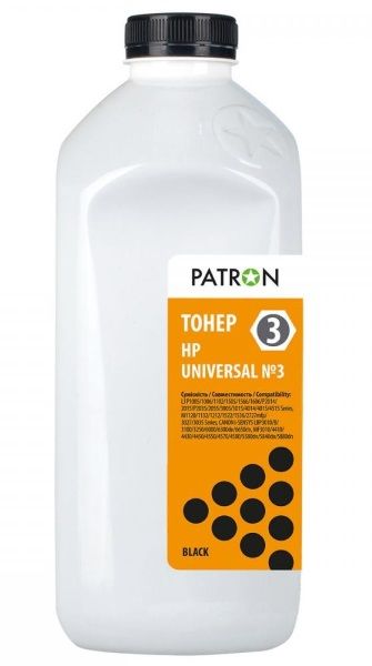 Тонер HP Універсальний №3 (P1005/P1505/P1102)  500г  (T-PN-HU3-500)  *Patron
