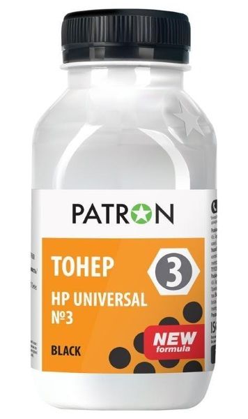 Тонер HP УНІВЕРСАЛЬНИЙ №3 (P1005/P1505/P1102)  60г  *Patron (T-PN-HU3-060)