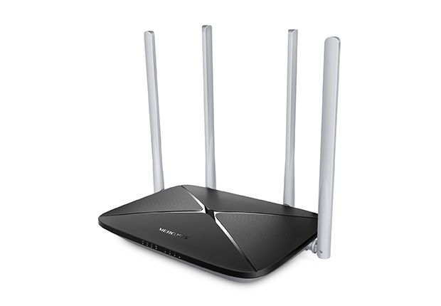 Маршрутизатор Mercusys AC12 (AC1200 Dual Band Wireless Router, 4 LAN)