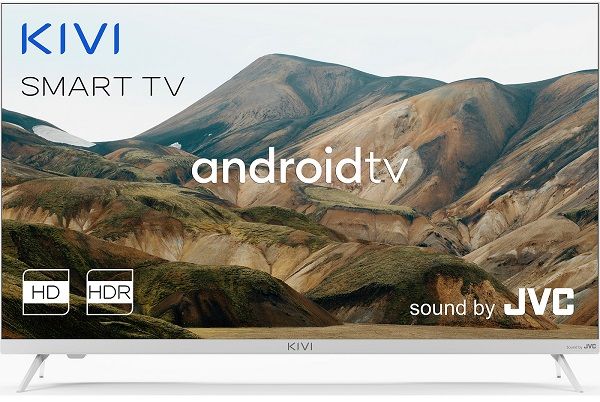 Телевізор 32" KIVI 32H740LW LCD SMART-TV HD 3xHDMI 3xUSB Android 9.0 Wi-Fi Білий