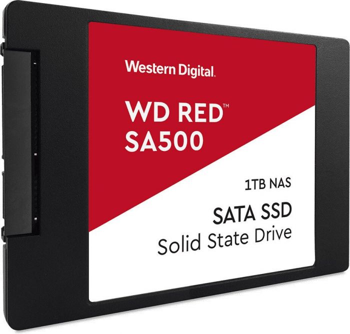 Твердотільний диск 2.5" 1TB  Western Digital WD Red SA500  (SATA 3, 560MB/s / 530MB/s)