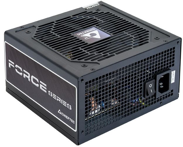 Блок живлення 550W Chieftec RETAIL Force CPS-550S (12cm fan,a/PFC,24+4+4,2xPeripheral,4xSATA,2xPC)