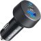 Пристрій зарядний автомобільний  ANKER PowerDrive PD+ 2 - 18W PD + 15W PowerIQ2.0 (Black)