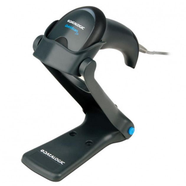 Сканер штрих-кодів Datalogic QUICKSCAN QW2100 Lite (фотосканер, однолінійний (400 скан./сек), USB, з підставкою) (QW2120-BKK1S)