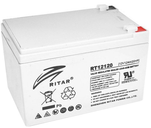 Акумуляторна батарея Ritar AGM RT12120 (12В 12Aч)
