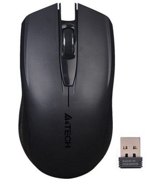 Миша  A4Tech G11-760N (Black) безпровідна  Li-Battery колесико з світловим індикатором заряду