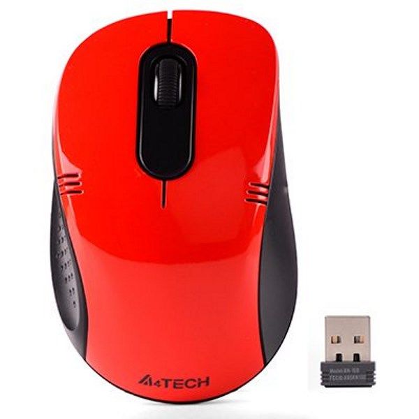 Миша A4Tech G3-630N (Red) безпровідна V-Track USB, 1000dpi