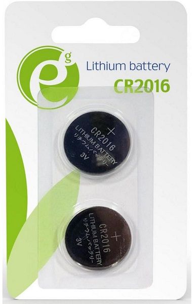 Батарейки CR2016  EnerGenie EG-BA-CR2016-01 Lithium BL (2шт)