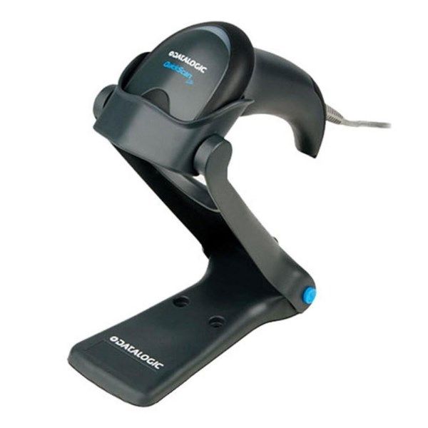 Сканер штрих-кодів Datalogic QUICKSCAN Lite QW2420 (1D/2D, чорний, USB, з підставкою) (QW2420-BKK1S)